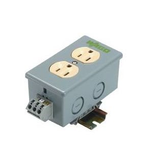 POWER OUTLET,DUPLEX,DIN-RAIL MOUNTED,CAGE CLAMP,120V,15A – AIM Shop Online