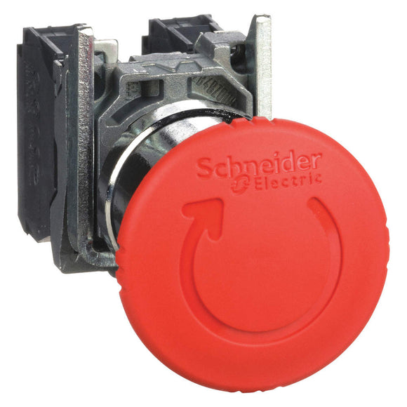 ELEC,E-STOP,NON-ILLUMINATED,40MM RED HEAD,22MM,TURN RESET