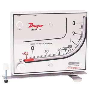 MANOMETER, 0-3" WC