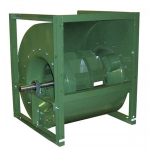 BALANCED BLOWER TO ISO 1940 G2.5 LEVEL,BACKWARD INCLINED,15"DIA.,1-11/16" SHAFT,PILLOW BLOCK BEARING,CLASS II,ARRENGMENT 3, UP BLAST DISCHARGE, STANDARD COATING,CCW