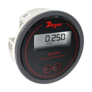GAUGE,DIFFERENTIAL PRESSURE TRANSDUCER, 0-2" W.C.,WITHOUT LCD,4-20mA OUTPUT,NO LOGO