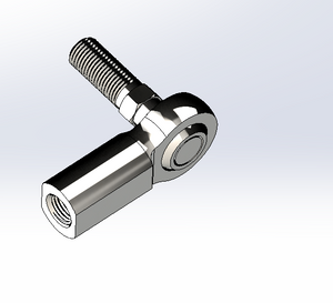 BALL JOINT,RH,THREAD FEMALE SHANK W/ RH THREADED STUD,3/8"-24,STUD LENGHT 29/32",THREAD DEPTH 13/16",STEEL