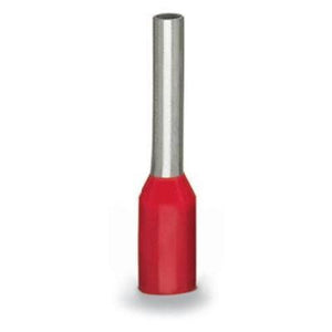 Ferrule, AWG18, Red, Long, 100pk