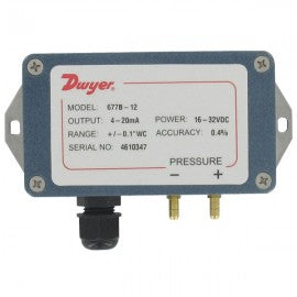 DIFFERENTIAL PRESSURE TRANSMITTER, SERIES 677B, RANGE 0-10