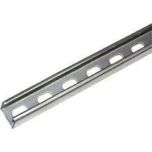 Unistrut, 7/8"H x 5/8"W, 12 Gauge, Oval Slot, Galvanized Steel