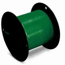 Wire, Green, 10AWG, MTW, Tinned